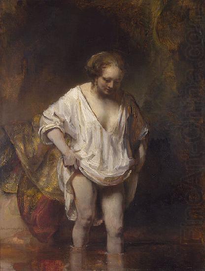 A woman bathing., REMBRANDT Harmenszoon van Rijn